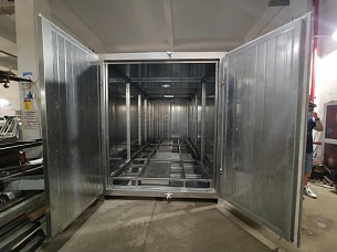 Камера (печь) полимеризации порошкового окрашивания - газовая, 12 куб.м. Габариты: 3,0х2,0х2,0 м