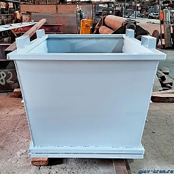 Контейнер пирамида для вилочного погрузчика, Объём "1,1" м3