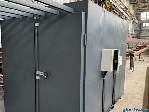 Камера (печь) полимеризации порошкового окрашивания - газовая, 12 куб.м. Габариты: 3,0х2,0х2,0 м