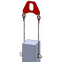 Траверса для подъёма и монтажа ЖБИ колонн за верхнее отверстие