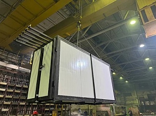 Камера (печь) полимеризации порошкового окрашивания - газовая, 12 куб.м. Габариты: 3,0х2,0х2,0 м