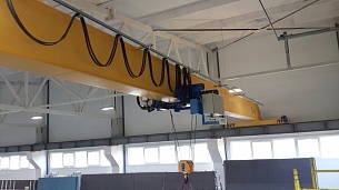 Кран мостовой электрический однобалочный опорный пролет 13,5 м. ГОСТ 22045-89