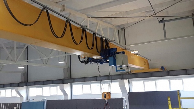 Кран мостовой электрический однобалочный опорный пролет 13,5 м. ГОСТ 22045-89 Кран мостовой электрический однобалочный опорный пролет 13,5 м. ГОСТ 22045-89