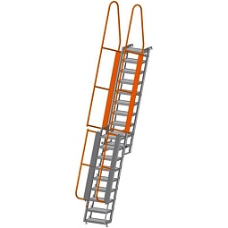 Телескопическая алюминиевая лестница ТЛ-120