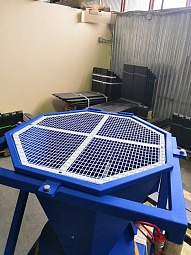 Пескоразбрасыватель для вилочного погрузчика, Объем "0,23" м3