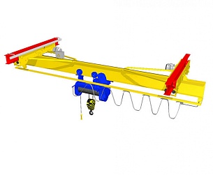 Кран мостовой электрический однобалочный подвесной пролет 12,0 м. ГОСТ 7890-93
