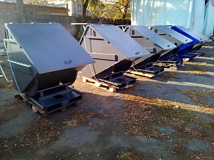 Контейнер для вилочного погрузчика, Объём "0.9" м3