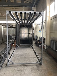 Камера (печь) полимеризации порошкового окрашивания - газовая, 12 куб.м. Габариты: 3,0х2,0х2,0 м