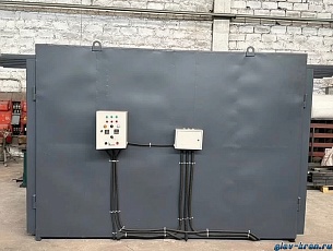 Камера (печь) полимеризации порошкового окрашивания - газовая, 12 куб.м. Габариты: 3,0х2,0х2,0 м