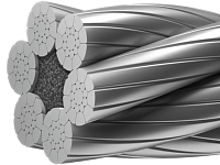 Octopus 619K (6-������� ������� ������ � ������������ �������� �������� ������̆. ����� � ������������ �����������. EN 12385-4). �����������: 6�19 + 1 �.�., 6�19 + 7�7 (1+6)