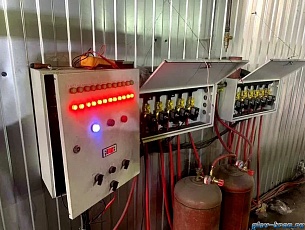 Камера (печь) полимеризации порошкового окрашивания - газовая, 9 куб.м. Габариты: 3,0х1,5х2 м