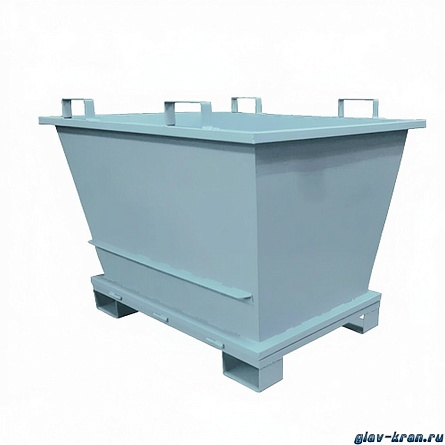 Контейнер пирамида для вилочного погрузчика, Объём "1,1" м3 Контейнер пирамида для вилочного погрузчика, Объём "1,1" м3