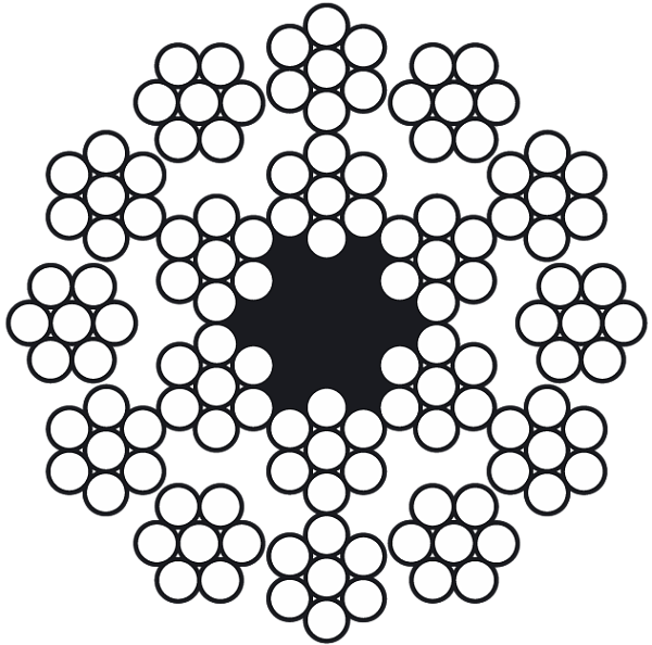 Anaconda 19 (������������ ������������ ������ EN 12385) �����������: 18�7 + 1 �.�., 18�7 + 1�7