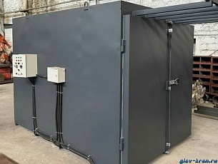 Камера (печь) полимеризации порошкового окрашивания - газовая, 12 куб.м. Габариты: 3,0х2,0х2,0 м