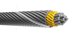 Anaconda 6K (6-прядные канаты с пластическим обжатием наружных прядей и органическим сердечником СТО 71915393-ТУ 040-2007) Конструкция: 6хЗ6 + 1 о.с.