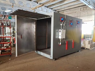 Камера (печь) полимеризации порошкового окрашивания - газовая, 12 куб.м. Габариты: 3,0х2,0х2,0 м