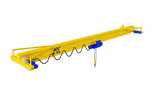 Кран мостовой электрический однобалочный опорный пролет 16,5 м. ГОСТ 22045-89