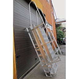 Телескопическая алюминиевая лестница ТЛ-120